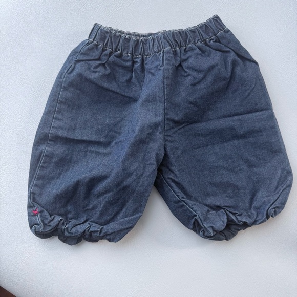 Baby kid Set top short sleeved + pants denim jean 3/6 months Burberry blue - Picture 5 of 5